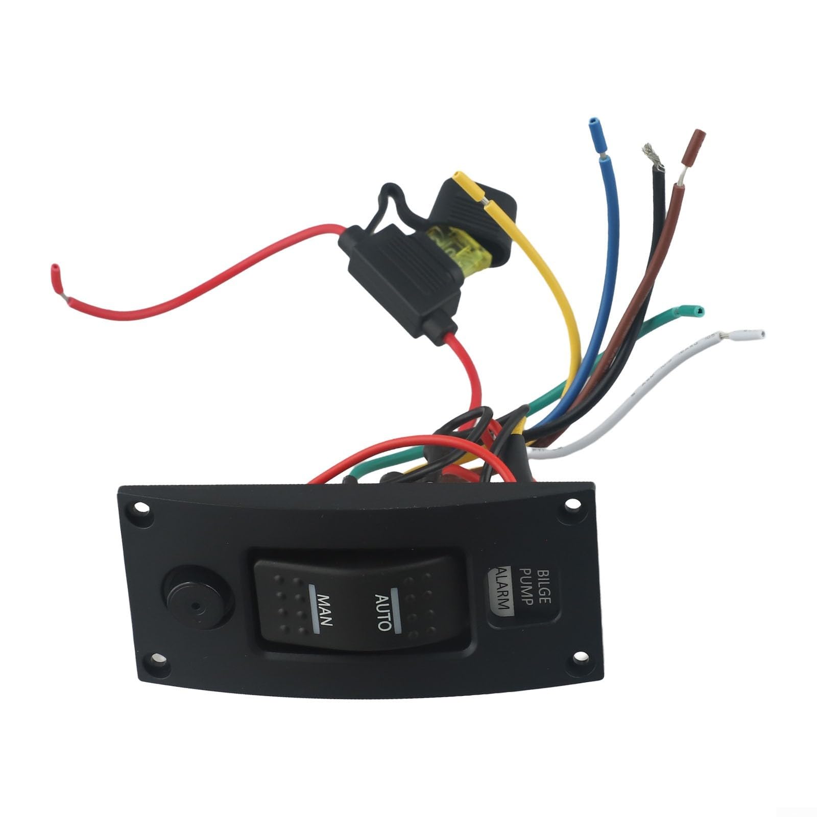Pannello pompa di sentina automatica con interruttore a 3 vie e allarme acustico sirena 85dB IP66 impermeabile sistema di controllo pompa barca 12V 24V