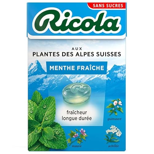 Bonbons Fraîche Sans Sucres Ricola La Boite De 50g - vue 2