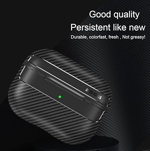 Miniatura 6 de Funda de fibra de carbono para AirPods Pro 2, carcasa suave, a prueba de golpes, funda protectora para AirPod Pro Gen 2 2022 con llavero