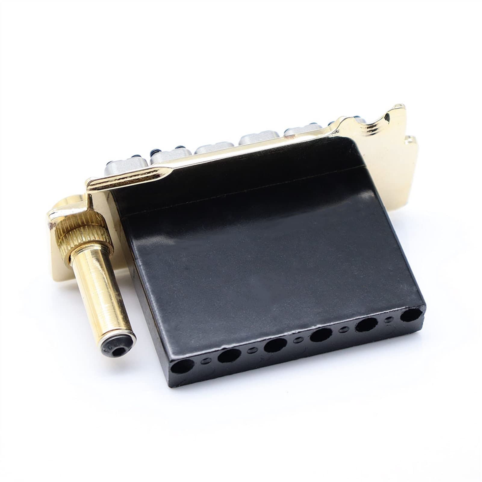 Parti di ricambio chitarra Tremolo Bridge Con Selle In Acciaio Inox + Blocco Di Zinco Per NS Chitarra Elettrica (Color : Silver)