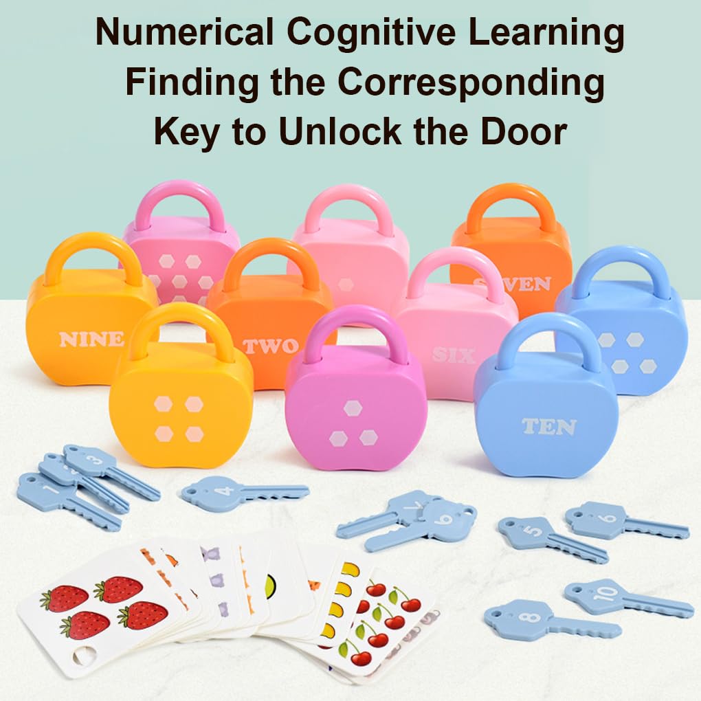 Gioco di sblocco di numeri e lettere abbinati, giocattolo per potenziare il cervello dei bambini piccoli, attività per potenziare il cervello