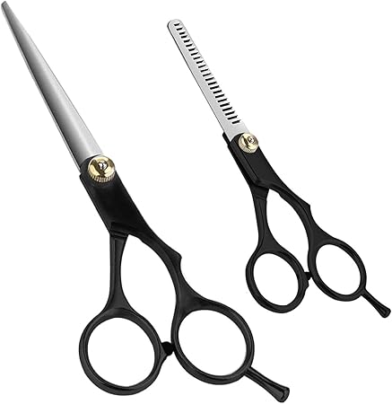 Amazon Yaizk 散髪 ヘアカット バサミ シザー 家庭用 すきばさみ 前髪 はさみ ステンレス製 セルフカット プロ 初心者 美容師向け 理容師プロ仕様 2本セット Yyx ハサミ すきバサミ 通販