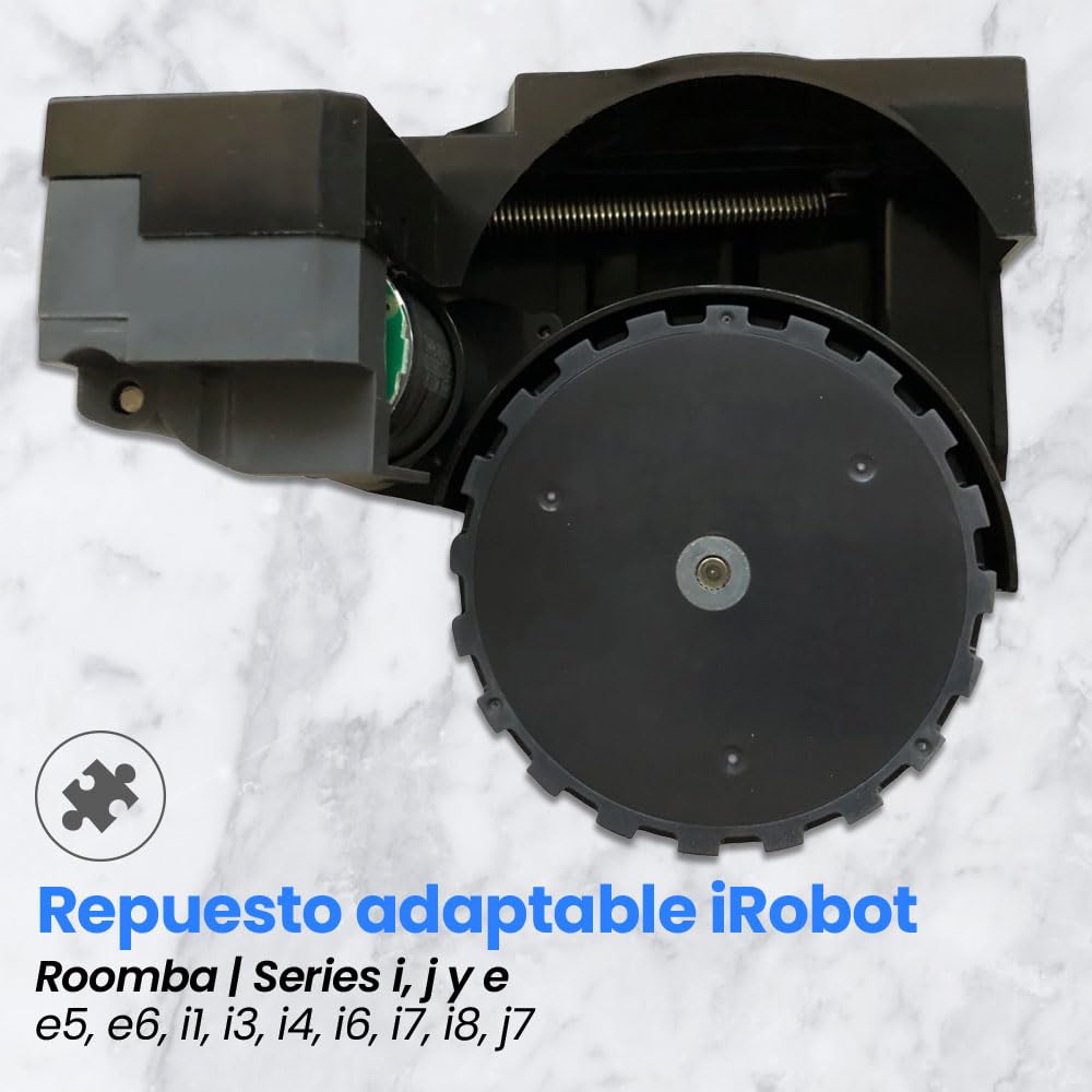 ANAKEL HOME Repuesto de Módulo De Rueda Derecha Compatible con Robot Aspirador iRobot Roomba Series I, J y E | Recambios Roomba e5, e6, i1, i3, i4, i5, i6, i7, i8, j7