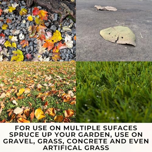 Electric Garden Leaf Blower Vacuum and Shredder - 3-in-1 - Lightweight 2.6kg - 10m Cable, Shoulder Strap, 35L Zipped Bag, Wheels - For Lawns, Paths, Patios, Driveways & More - 6