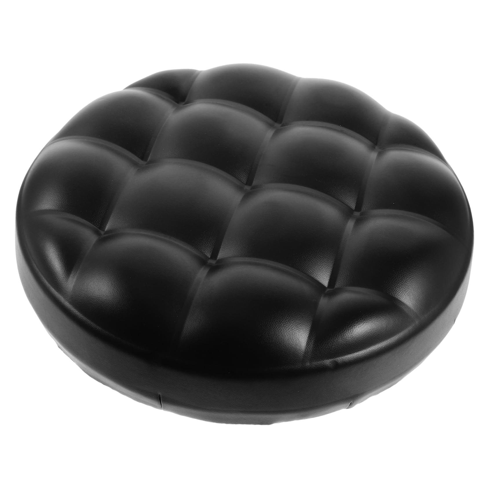 Siège De Remplacement Pour Tabouret De Bar Rond - Coussin En PU, Mousse Et Bois, 32x32 Cm, Usage Domestique Et Pro, Solide Et Sûr