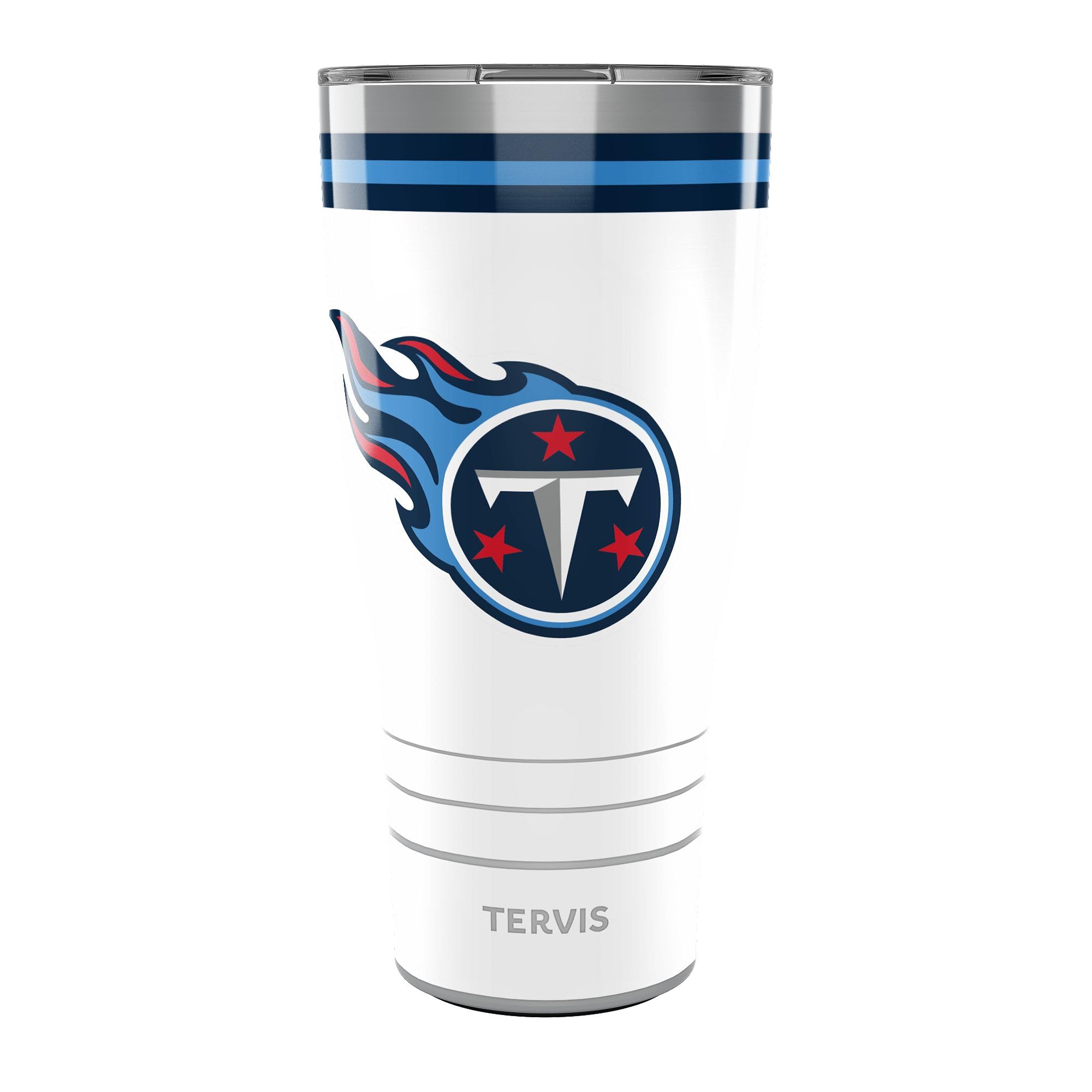 Tervis Traveler NFL Tennessee Titans - Arctic Triple Insulated Tumbler Travel Cup Keeps Drinks Cold & Hot, 30oz, Stainless Steel