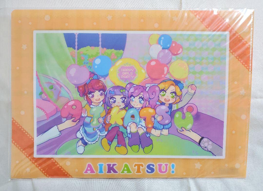 Amazon.co.jp: アイカツ A4クリアファイル ED柄 lucky train!オレンジ