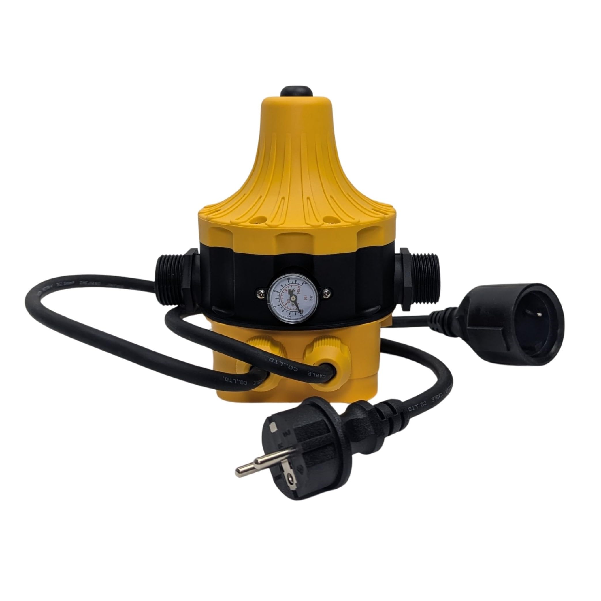DSK-5 - Interruptor de presión automático para bomba de jardín (máx. 1,1 kW, protección en seco, control de presión, control de bomba)