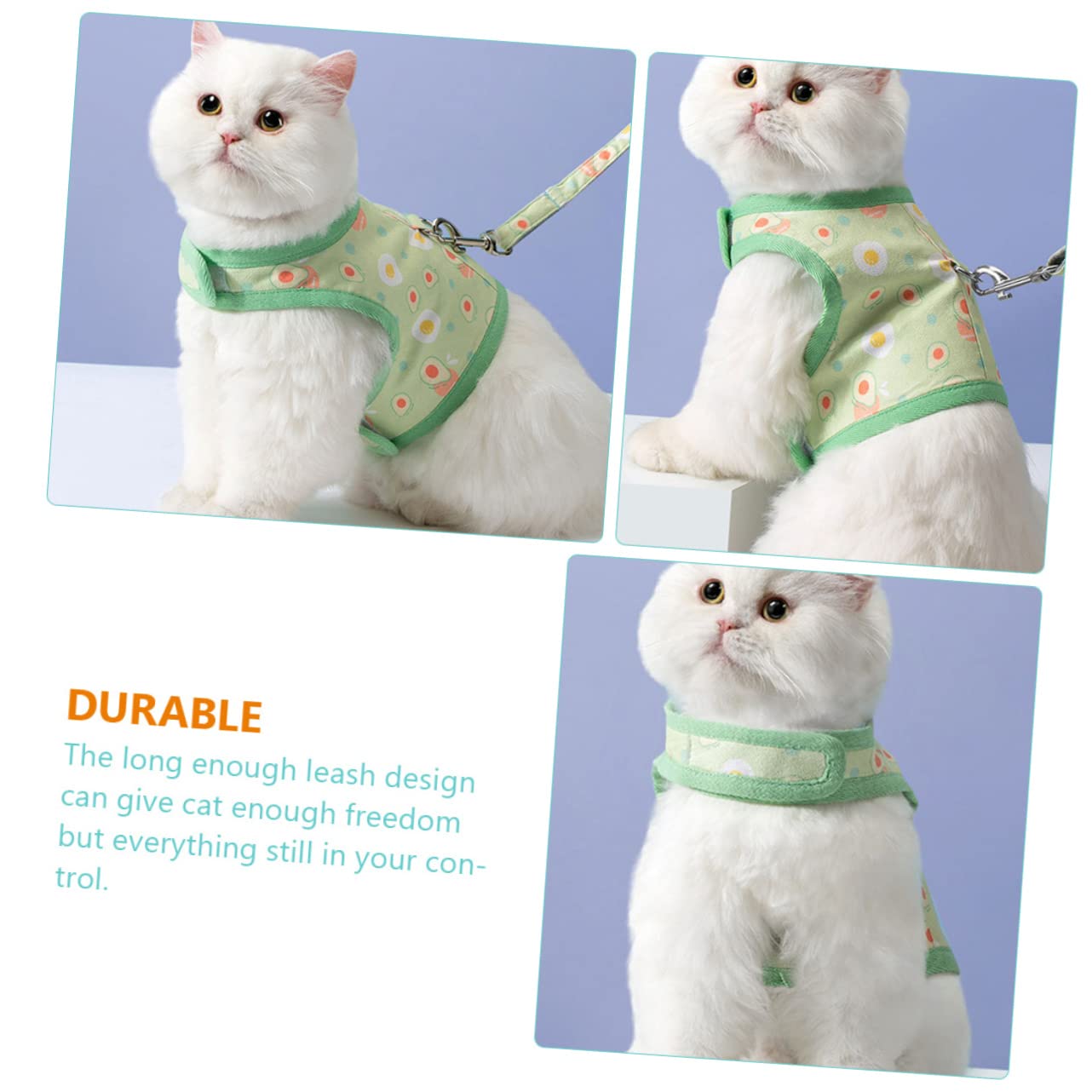 SUPVOX 3 Set Di Gilet Traspirante Per Animali Domestici Guinzaglio Per Gattini Cucciolo Cane Cavo Di Trasporto