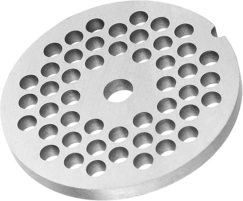 Miniatura 9 de Placa para picar carne #7, placa de acero inoxidable de 2-3/8 pulgadas para picadora de carne, discos para picar carne para mezclador de cocina y