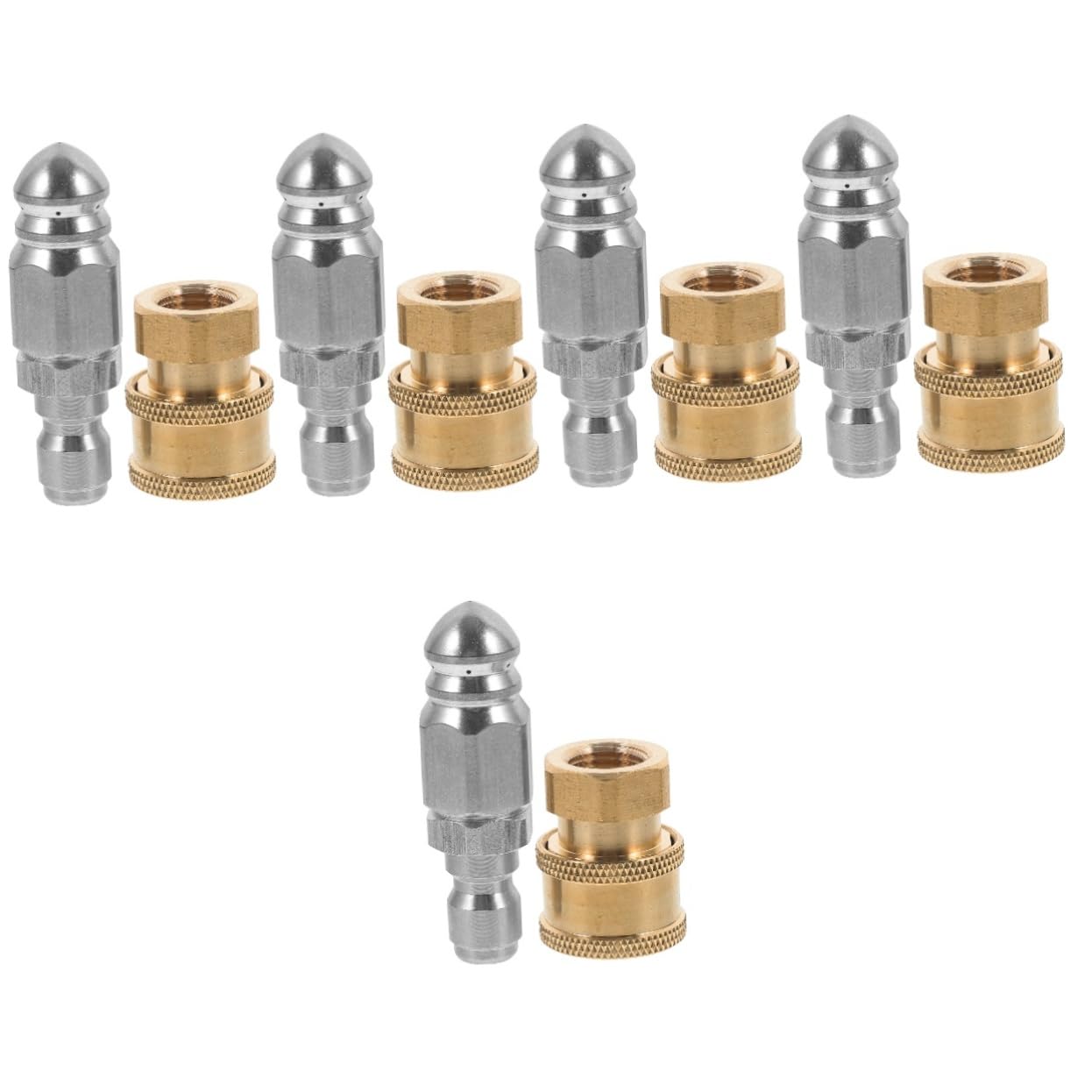 Sosoport 5sets Ugello Ad Per Flessibile Spray Per Design Per Prolungato Facile Installazione e Rimozione