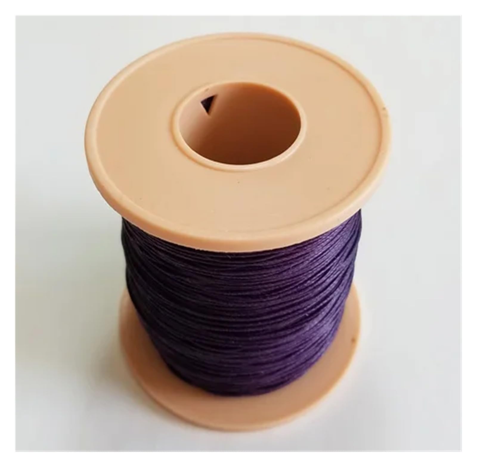 0,8 mm lniana nić woskowa wodoodporna wysoka wytrzymałość 200 m/rolka kolorowa nić lniana do szycia skóry ręcznie robione akcesoria DIY (kolor: Perple)