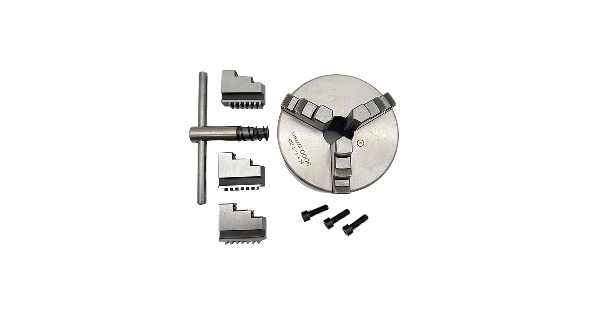 Amazon.co.jp: 125mm 3爪チャック 小型旋盤チャック K11-125