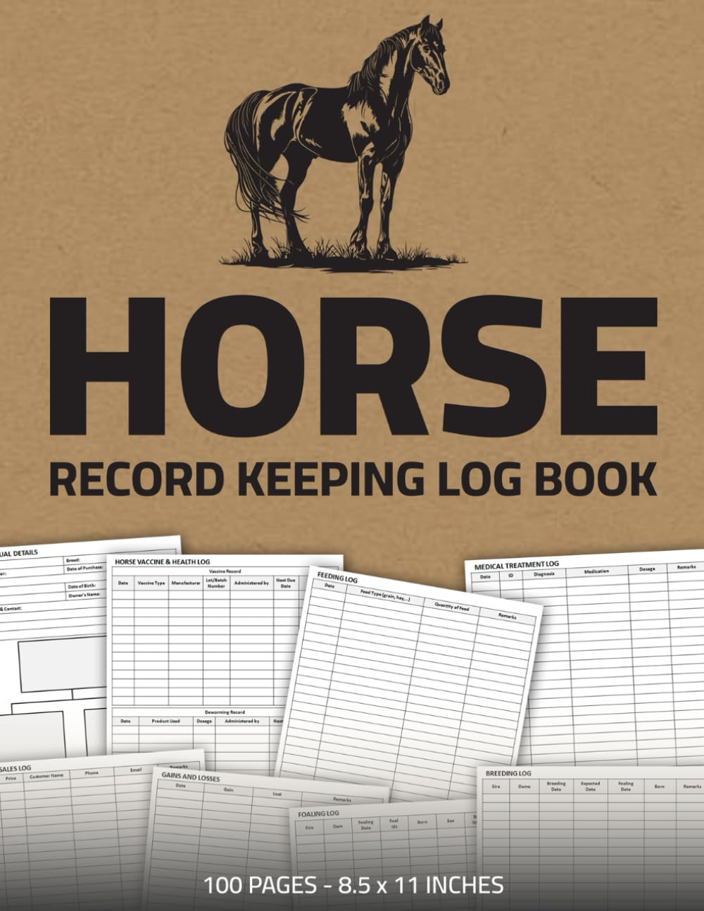Horse Record Keeping Log Book: Track Horse Feeding, Health, Medical Treatment, Foaling, and More | Horse Care & Breeding Journal Logbook: Publishing, Def.Hrk: Amazon.com: Books horse-record-keeping-log-book-track-horse-feeding-health-medical-treatment-foaling-and-more-horse-care-breeding-journal-logbook-publishing-def-hrk-amazon-com-books