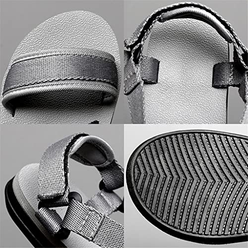 Men Sandals Beach Casual Shoes Men Slippers Comfort Water Flip Flops Sandalias(D,11code)4