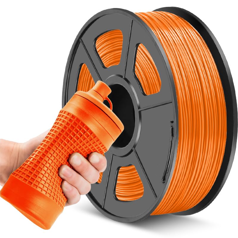 Image of JAYO Orange TPU Filament 1.75mm 1KG, Flexible 3D Printer Filament | Shore 95A, Strong Elasticity, Abrasion Resistance, Smooth Pringting, Fits Most FDM Printers