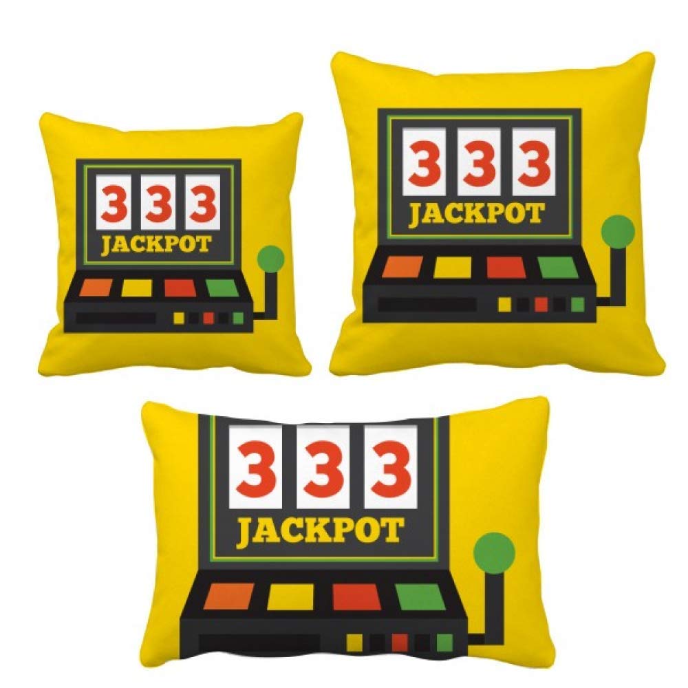 Housse de coussin déco Jackpot textile intérieur carré pour lit et canapé