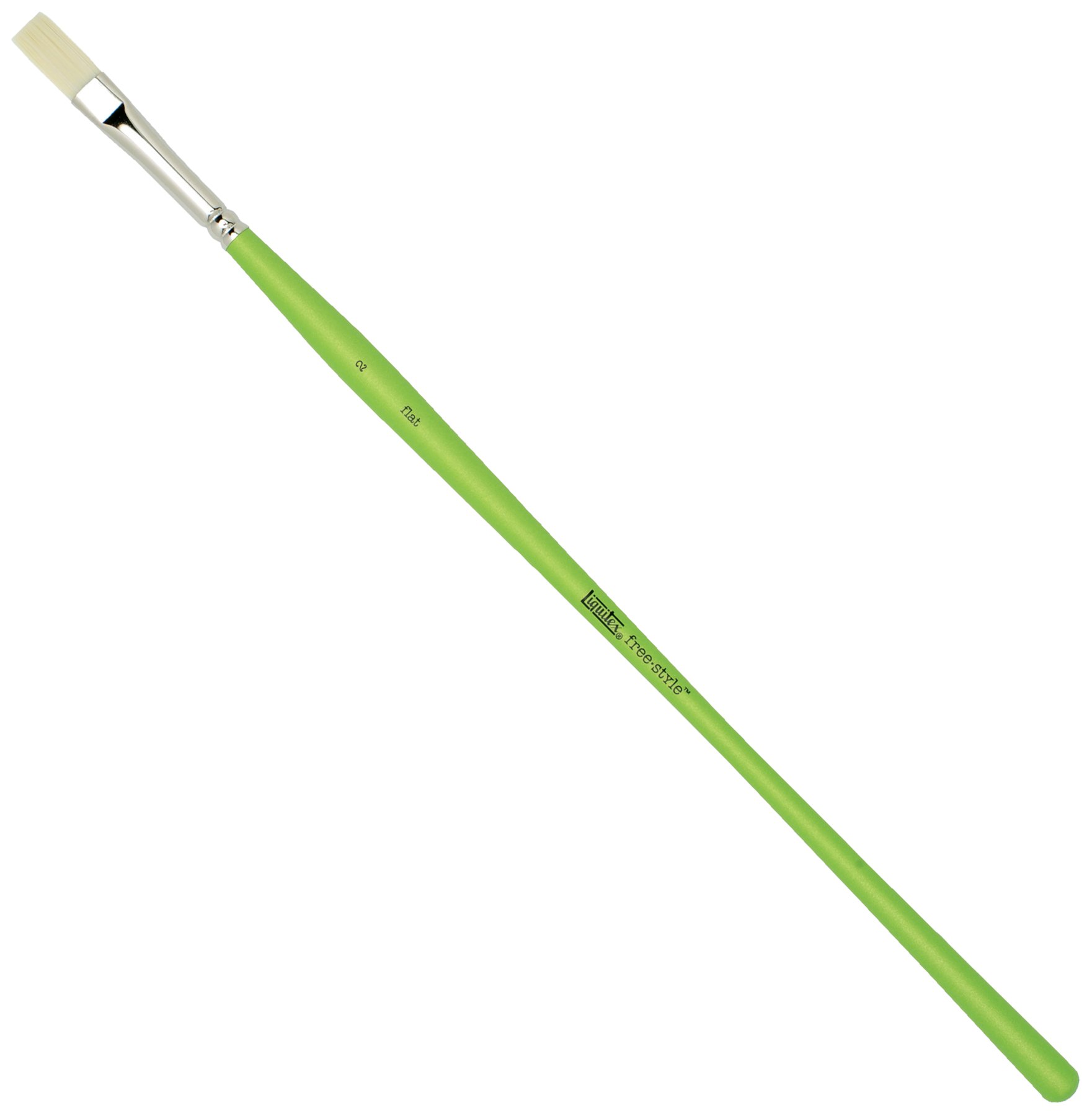 Liquitex 1300302 Free Style Künstler - Pinsel, langlebig und formstabil aus hochwertigen synthetischen Faser für volle Kontrolle beim Farbauftrag -Flachpinsel - Nr. 2