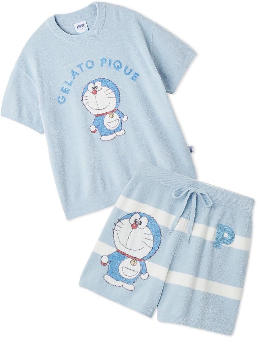 【新品】ジェラートピケ ドラえもん ジャガードプルオーバー&ショートパンツ gelato pique｜【ドラえもん】【レディース】ジャガードプル