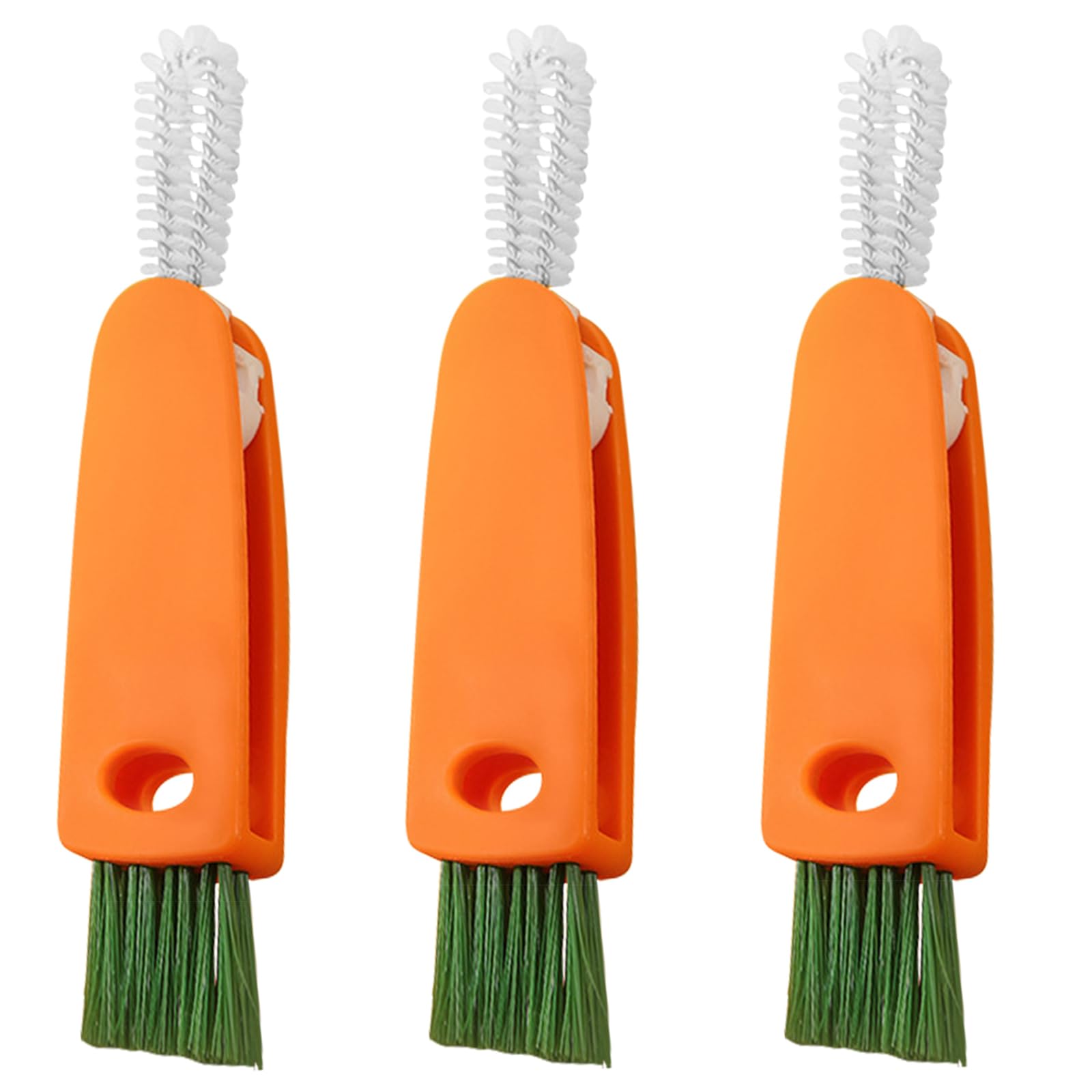 Cup Lid Gap Cleaning Brush 3PCS Bottle Brushes 3 in 1 Cup Lid Gap Cleaner Crevice Cleaning Brush Home Kitchen Crevice Cleaning Tools (3PCS Style 1)