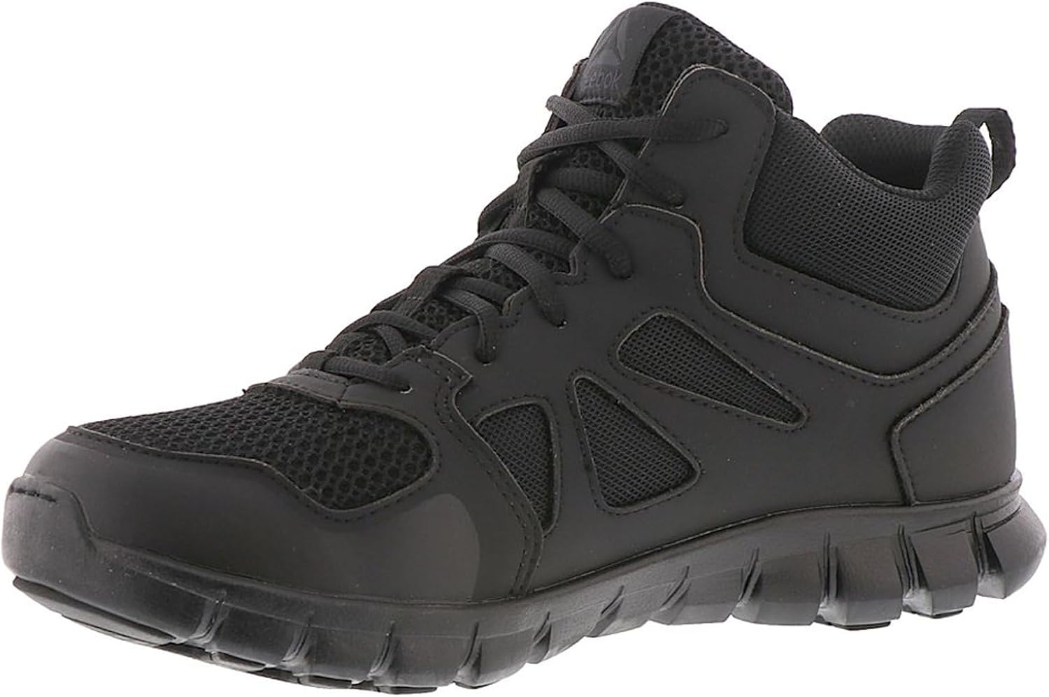 Reebok Duty Men's Sublite Cushion Military Tactical Soft Toe Hiker Black - 10.5 Wide
