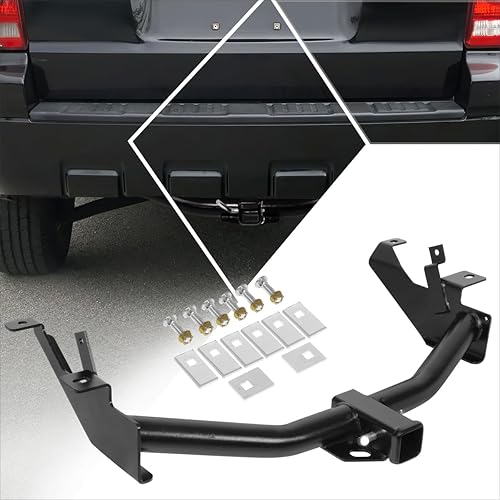 Receptor de enganche de remolque clase 3 de 2 pulgadas compatible con Ford Escape Mazda Tribute Mercury Mariner 05-12