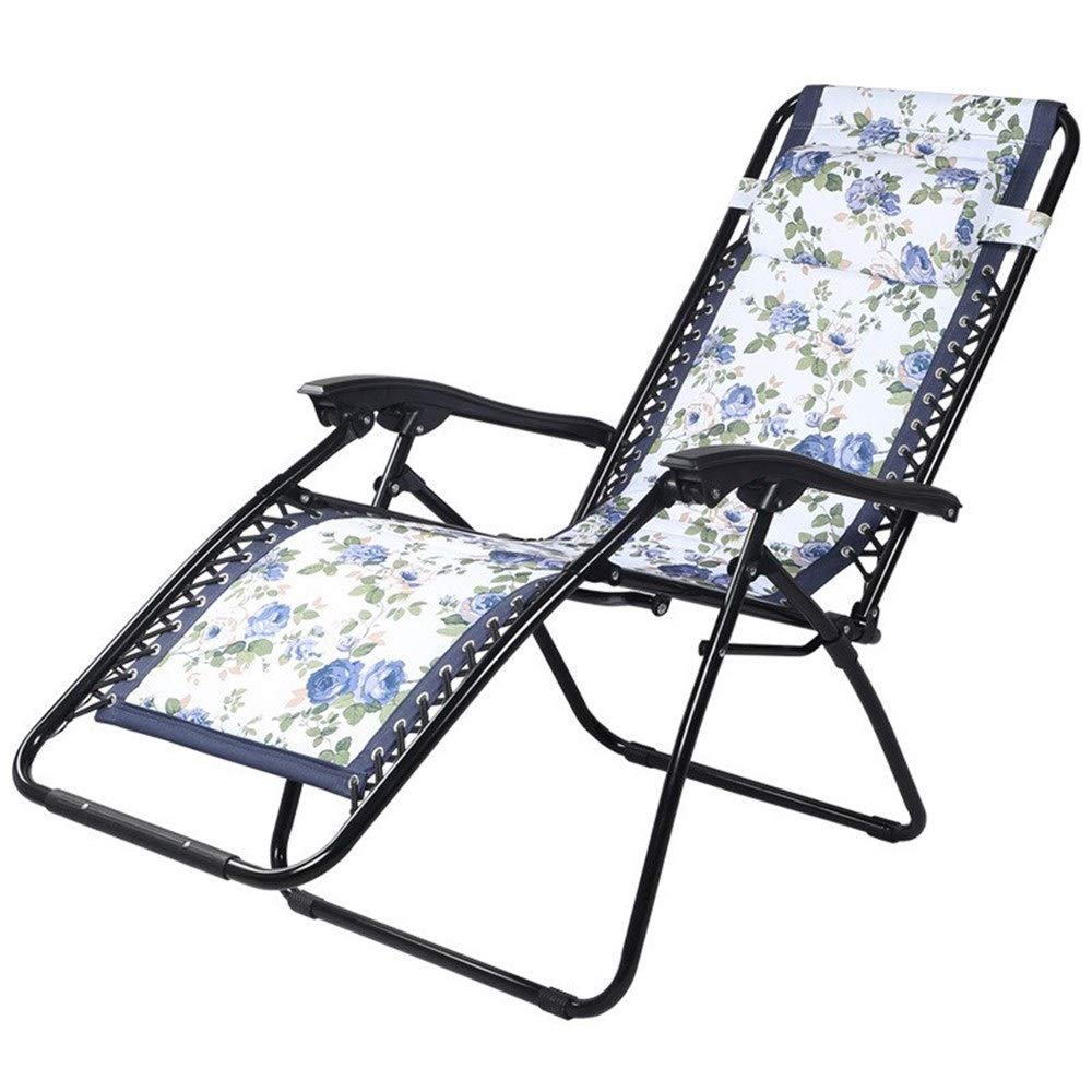 Silla de salón portátil ergonómica con soporte de almohada cuello y estructura reforzada