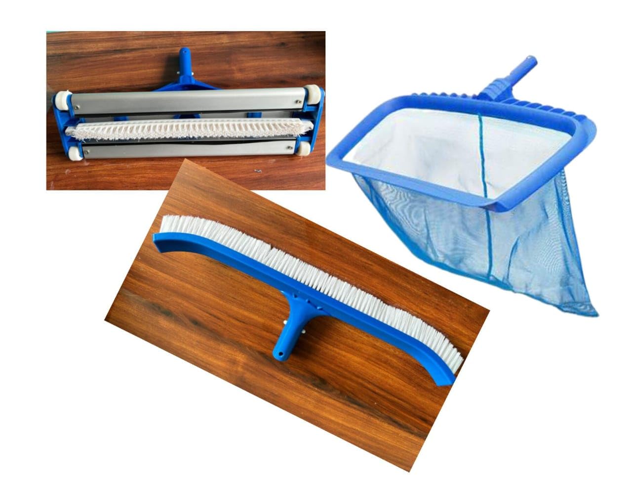 watertech systems Swimming Pool Combo cleanig Set Wall Cleaning Brush 18 inch Leafe Net and Vacuum Head 18inch-picture-30