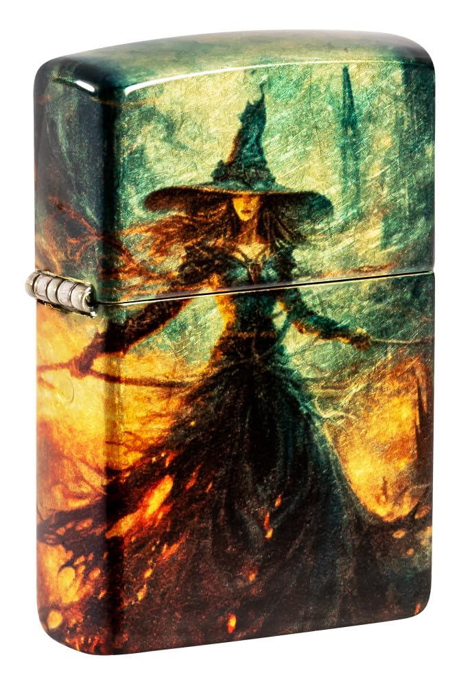 Zippo Fire Mage Design 540 Tumbled Brass Pocket Lighter