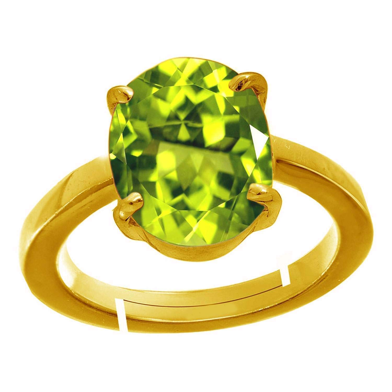 Sidharth Gems 12.25 Ratti 11.35 Carat AA++ Quality Certified Natural Green Peridot Gemstone panchdhatu Metal Adjustable Ring/Anguthi for Men and Women (B08N1JLCYQ) Amazon Price History, Amazon Price Tracker