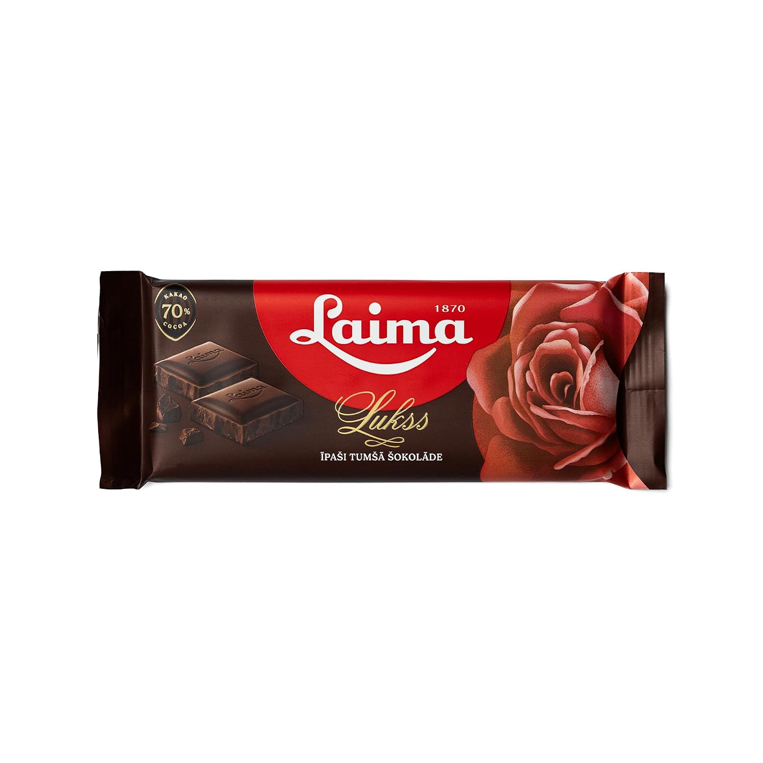 Laima Dark Chocolate Variety Pack 1, 90 g Bar (Pack of 5)