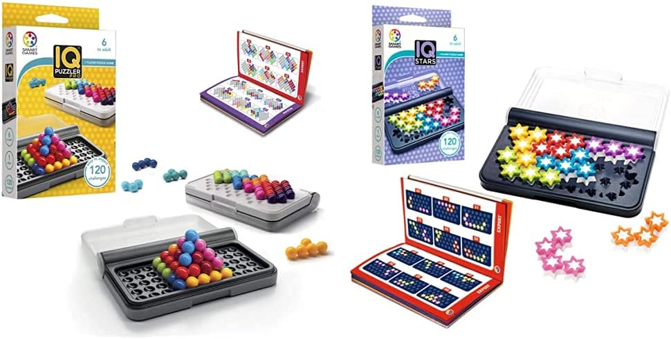 IQ Puzzler Pro, Puzzle Game with 120 Challenges, 3 Playing Modes, 8+ Years IQ Stars, Puzzle Game with 120 Challenges, 8+ Years