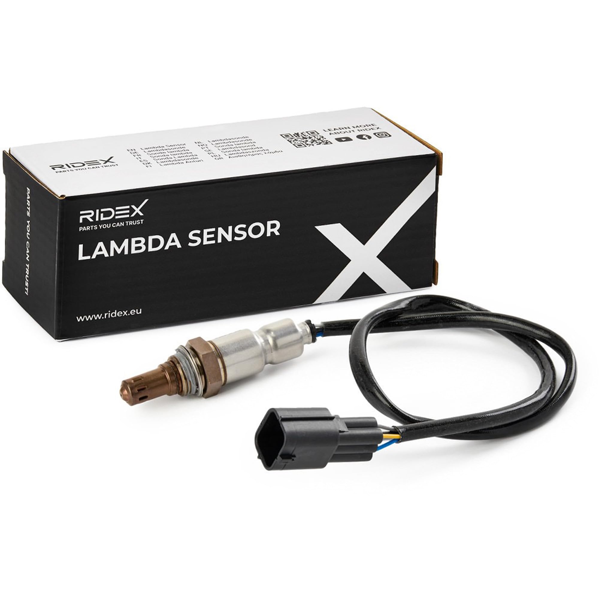 RIDEX Sonda lambda 3922L1134 riscaldato Superiore 500mm