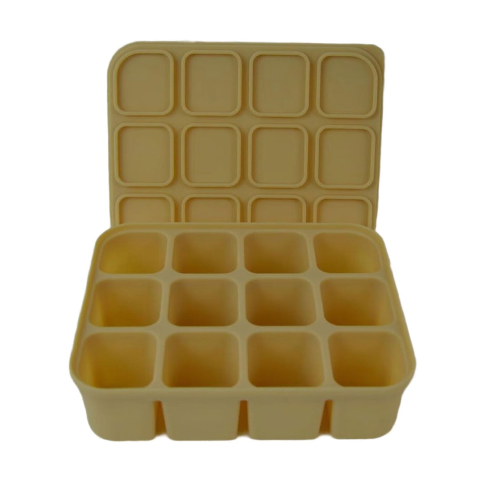 MICFENY Silicone Tray With Lid For Easy Demold And, Space Saving Design For Homes Kitchen Or