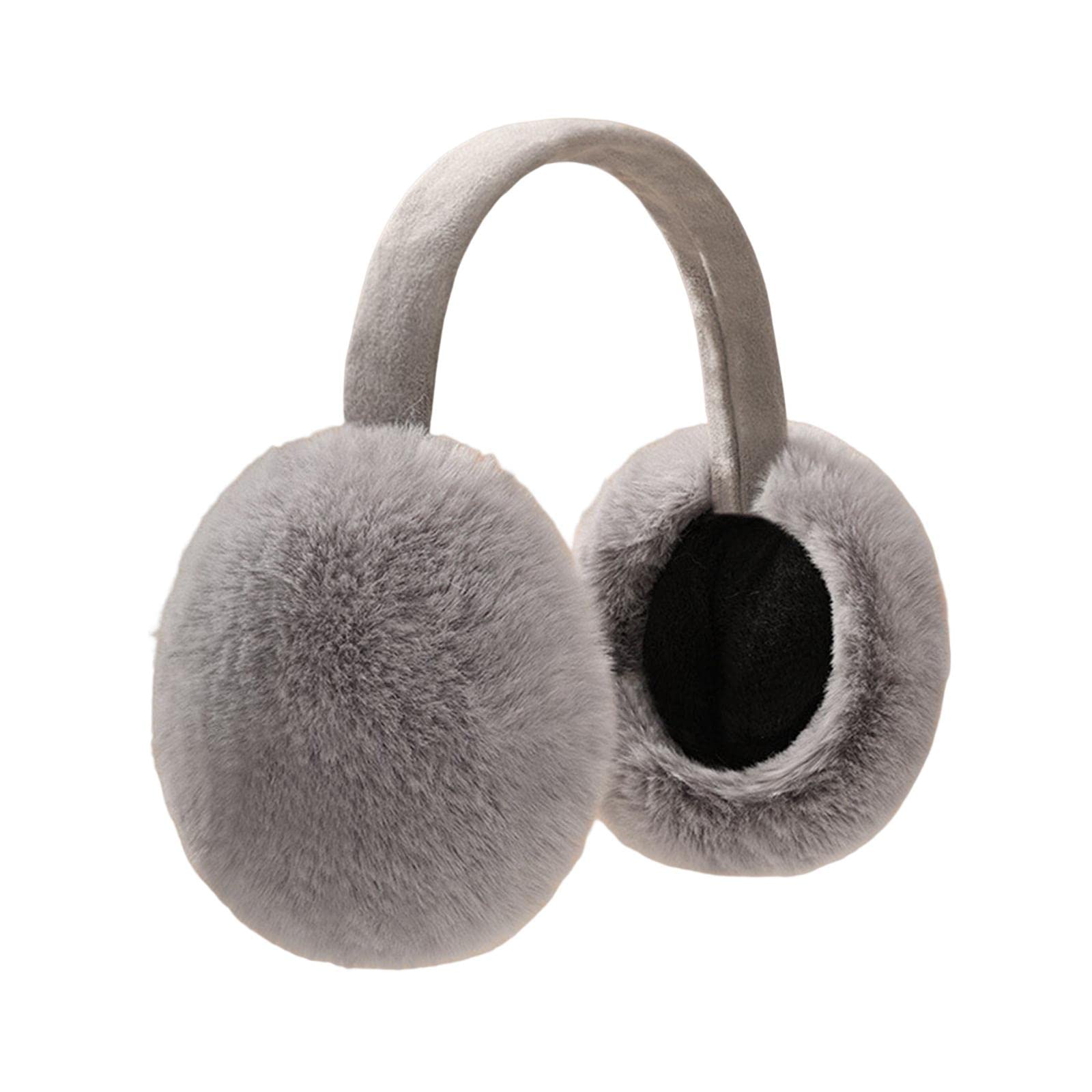 Ear Muffs Earmuffs Super Headband Winter Ear Warmer for Outdoor Camping Gray