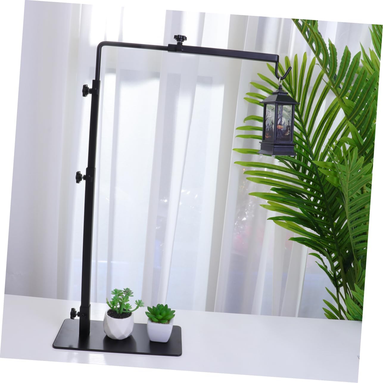 Reptile Basking Light Stand for Turtles Geckos Snakes Durable Heating Lamp Rack for Aquariums Provides Essential Light for Reptile Habitat