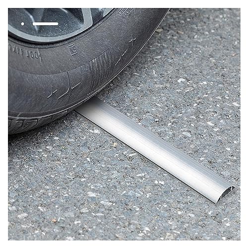 Couvercle de cache-fil de sol auto-adhésif et robuste en alu