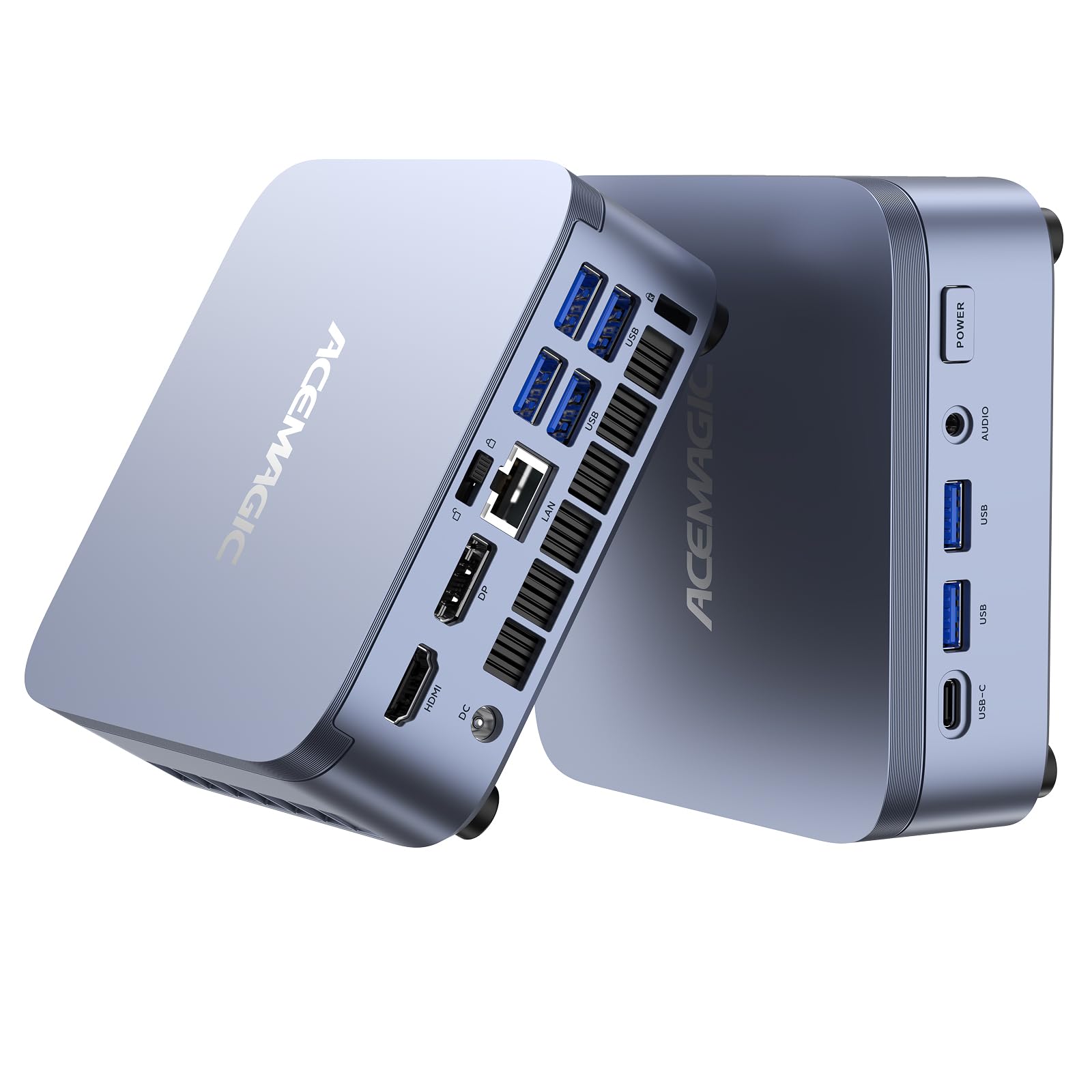 ACEMAGIC Matrix M5 Mini PC, Intel Core i9-14900HX (fino a 5,8 GHz), 32 GB DDR4 RAM 1 TB PCIe 4.0 SSD Micro Desktop Computer, Triplo Display 4K/WiFi 6/Win11 Pro per Gaming, Rendering 3D, Editing Video