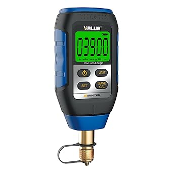 Wisscool Digital Micron Vacuum Gauge 1/4