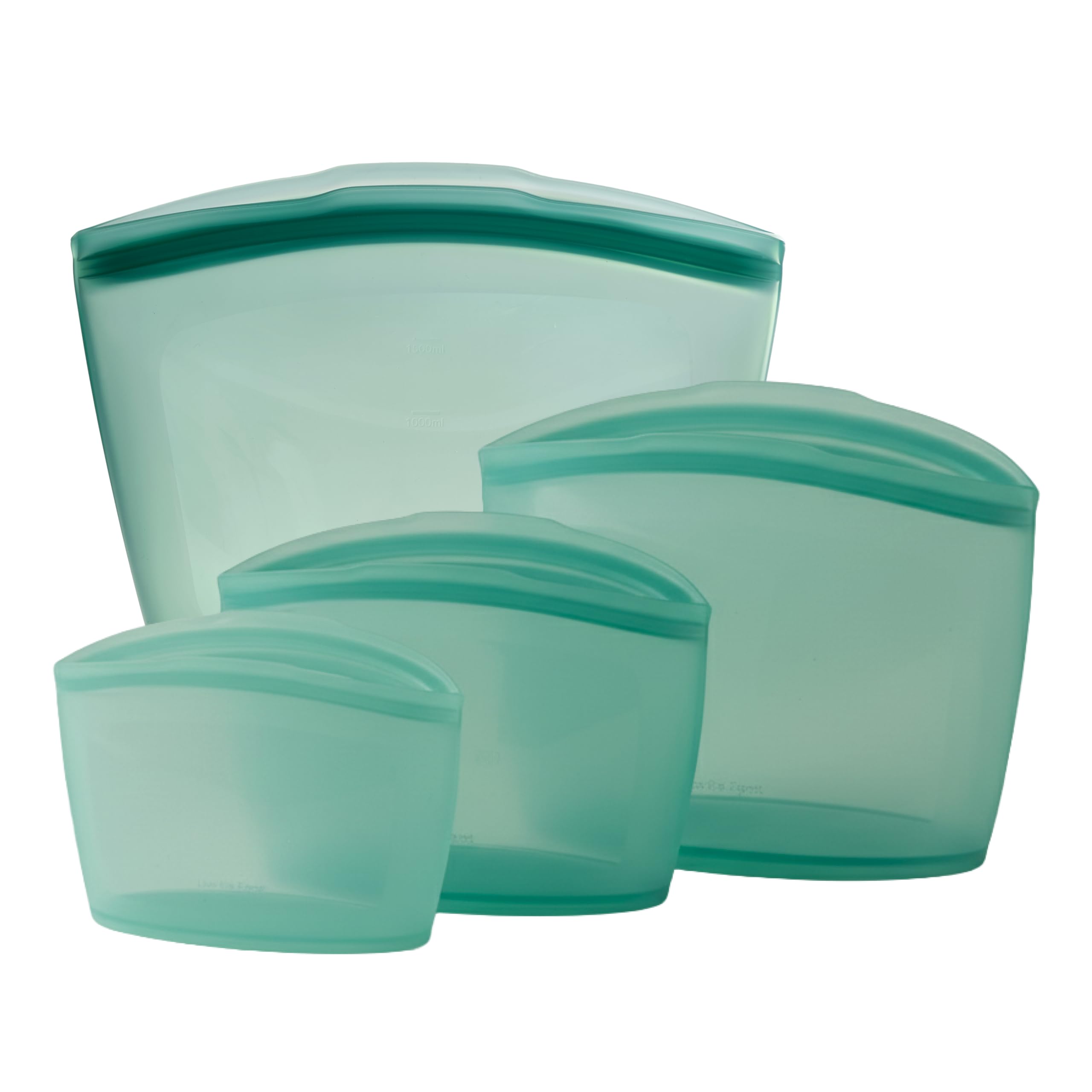 Blue Ginkgo Reusable Silicone Storage Bags