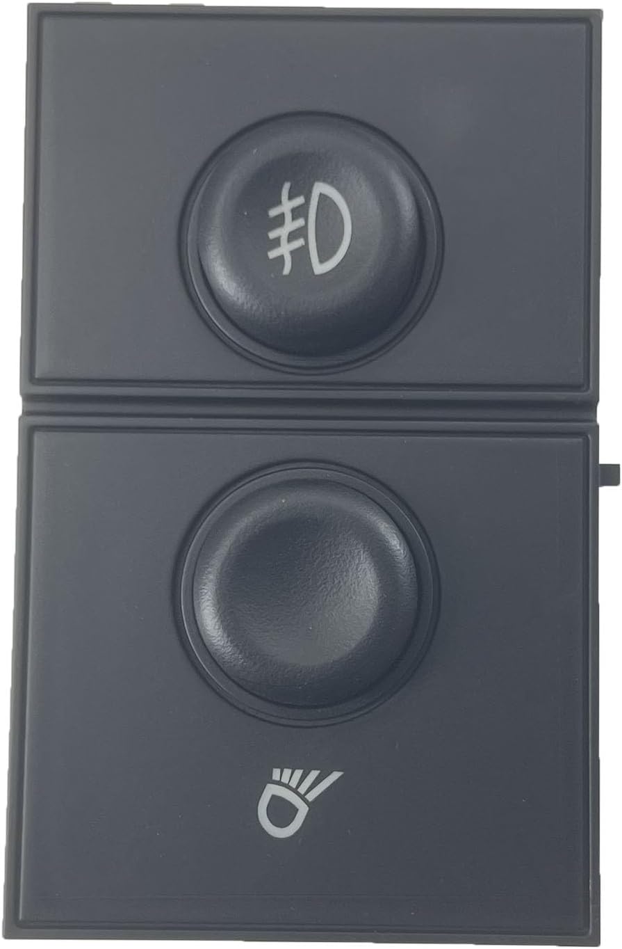 DEVMO Fog Light Switch Cargo Lamp Switch Compatible with 03-07 Silverado 1500 2500 3500, Avalanche Suburban 1500 2500, Tahoe, Sierra 1500 2500, Yukon XL 1500 15143597, 15076588, D7096C