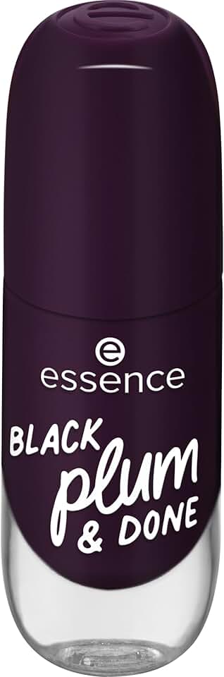 Esmalte de unhas com efeito gel essence 84 BLACK plum & DONE