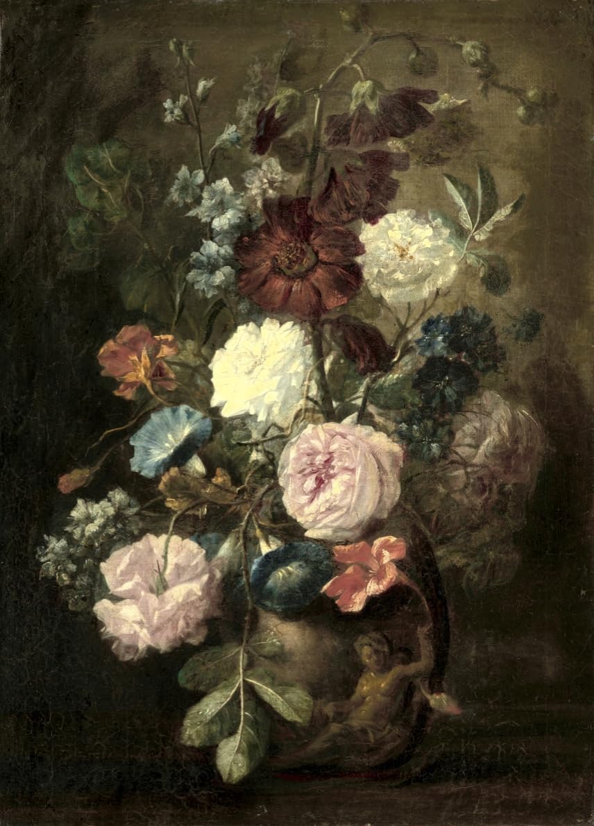 Vase of Flowers Rice Paper, 11.5 x 16 inch (1pc) - Mulberry Paper for Decoupage Furniture Print Crafts