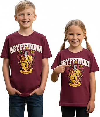 Licensed Kids Unisex Harry Potter Gryffindor T Shirt Official