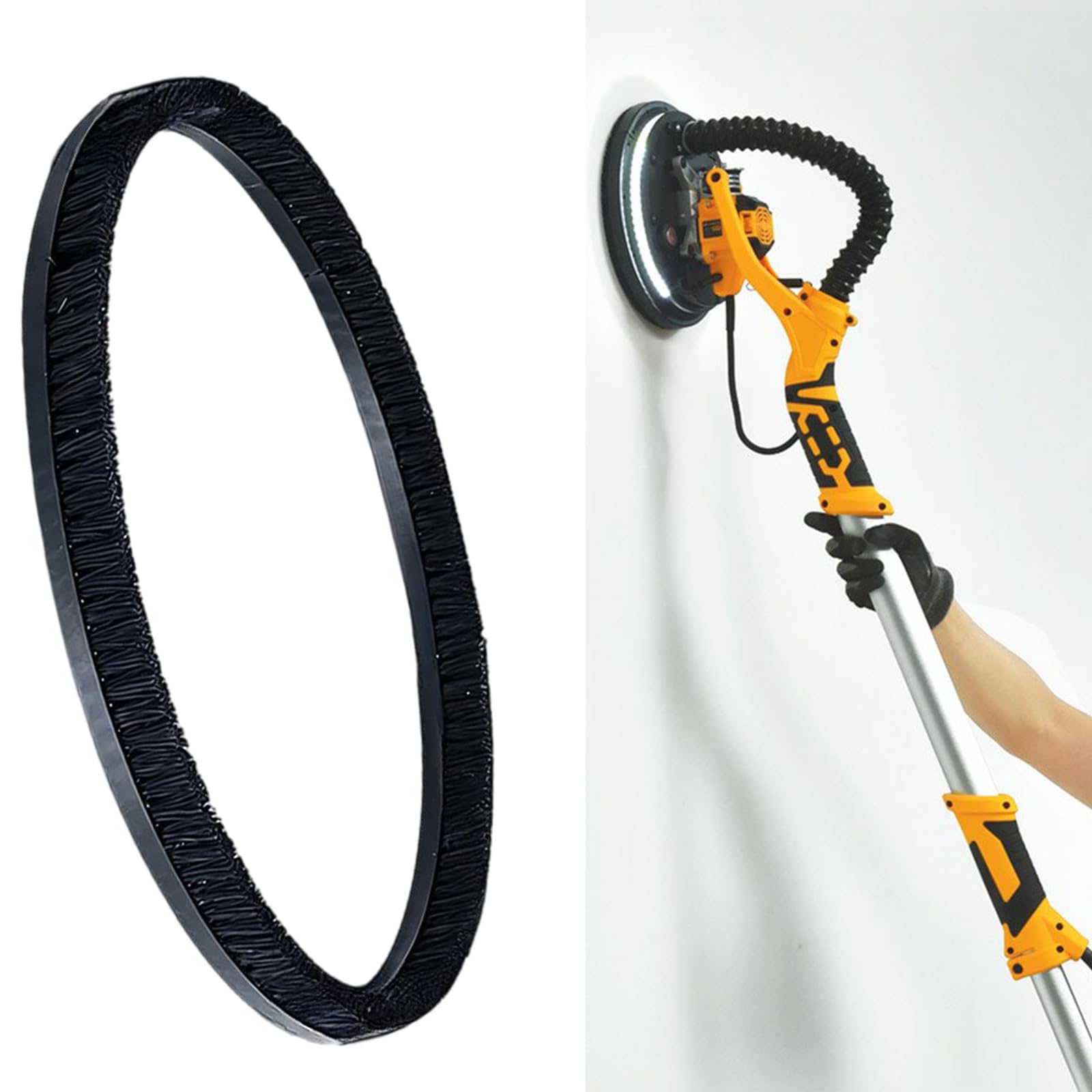 9 "225 millimetri Levigatura Pad Spazzola per Levigatrici Elettriche Muro Rettifica Strumento di Lucidatura Installazione Rapida Spazzola Lucidatrice Ad Alta Efficienza