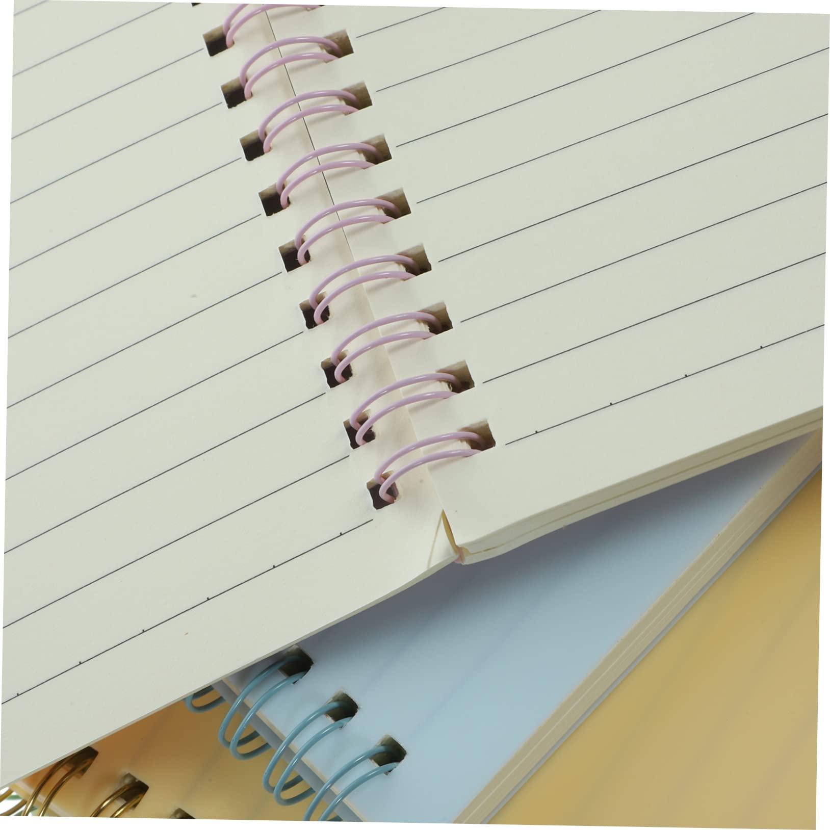 Operitacx Cahier à Spirale A5 Rétro, Lot de 4, Design Minimaliste
