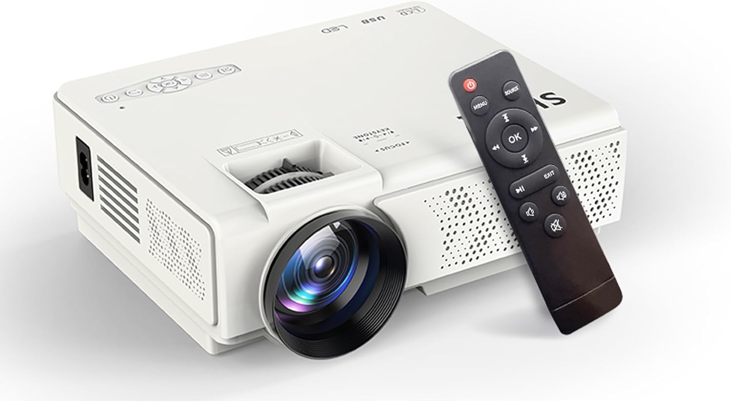 1080P Native Full HD Projector, 4.1" LCD,2023 New Projector, 15000 Lumens Multimedia