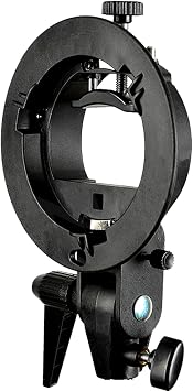 Godox S Type Bracket Bowens Mount Holder for Speedlite Flash Snoot Softbox Honeycomb and Godox TT685II V860III Flash