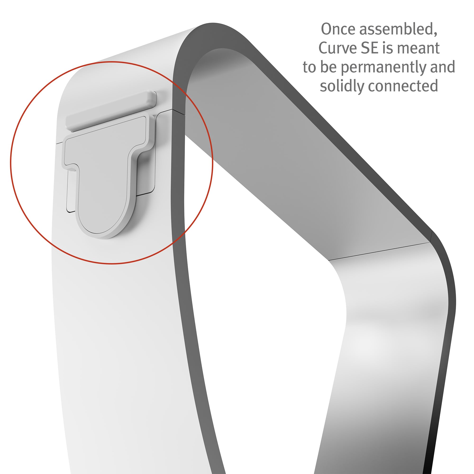 Twelve South Curve SE para MacBooks y Laptops | Soporte de enfriamiento ergonómico de Aluminio para Escritorio en casa u Oficina, Color Plateado