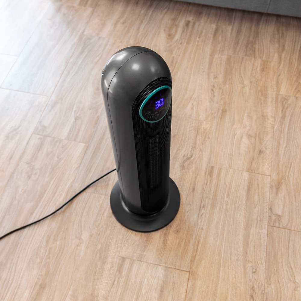 Cecotec Chauffage en Céramique Ready Warm 10150 Smart Ceramic Pro. Oscillant, 3 modes, Thermostat Réglable, Système Anti-renversement, Protection contre les surchauffes, 2200 W.